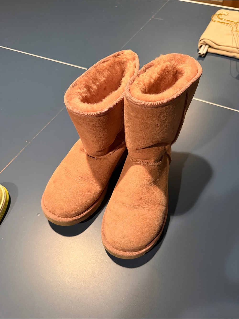 UGG Women's Short Suede Winter Boots - Dusty Pink